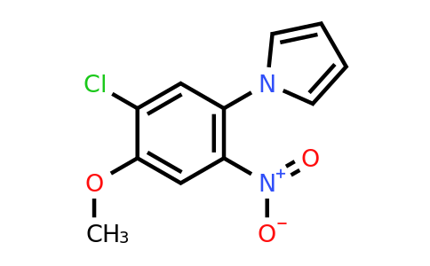 CAS 1246738-32-8 | 1-(5-Chloro-4-methoxy-2-nitrophenyl)-1H-pyrrole