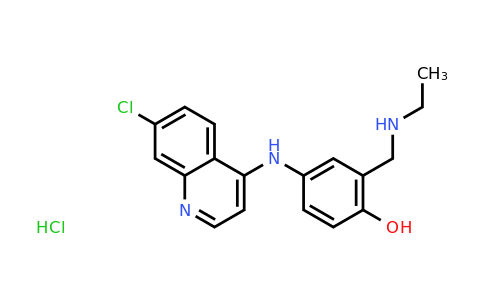 CAS 1246819-11-3 | 4-((7-Chloroquinolin-4-yl)amino)-2-((ethylamino)methyl)phenol hydrochloride