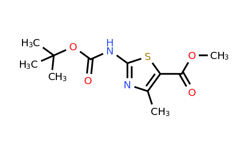 CAS 1246829-22-0 | methyl 2-{[(tert-butoxy)carbonyl]amino}-4-methyl-1,3-thiazole-5-carboxylate