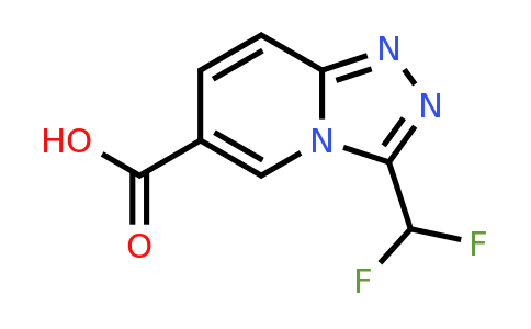 CAS 1247060-64-5 | 3-(difluoromethyl)-[1,2,4]triazolo[4,3-a]pyridine-6-carboxylic acid