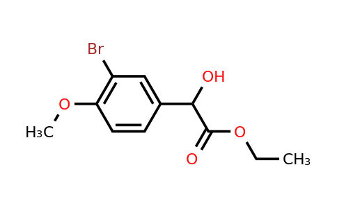 CAS 1247079-65-7 | ethyl 2-(3-bromo-4-methoxyphenyl)-2-hydroxyacetate