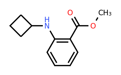 CAS 1247084-29-2 | methyl 2-(cyclobutylamino)benzoate