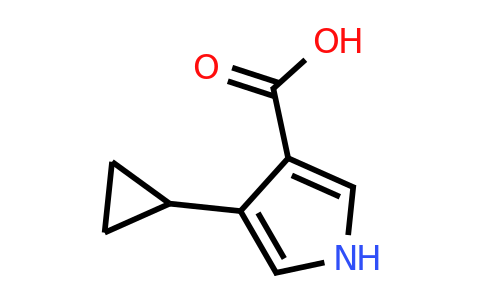 CAS 1247103-26-9 | 4-cyclopropyl-1H-pyrrole-3-carboxylic acid