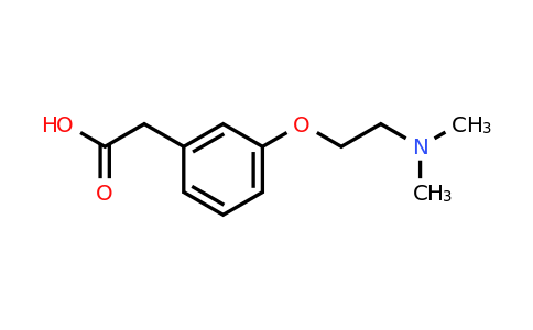 CAS 1247124-18-0 | 2-{3-[2-(dimethylamino)ethoxy]phenyl}acetic acid