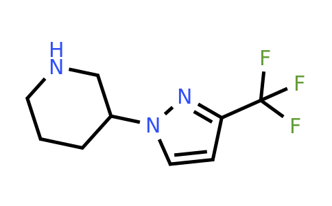 CAS 1247165-32-7 | 3-[3-(trifluoromethyl)-1H-pyrazol-1-yl]piperidine