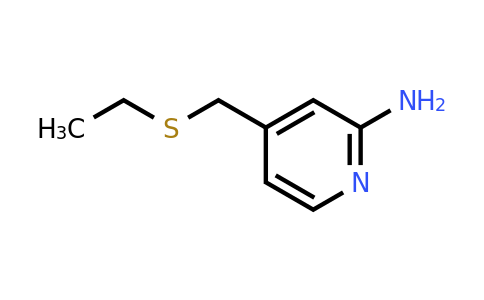 CAS 1247197-32-5 | 4-[(ethylsulfanyl)methyl]pyridin-2-amine
