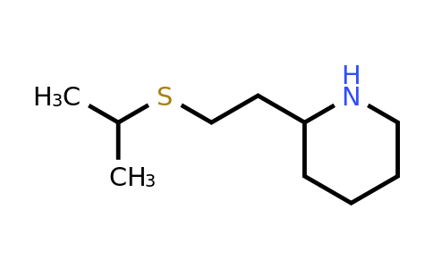 CAS 1247225-52-0 | 2-[2-(propan-2-ylsulfanyl)ethyl]piperidine