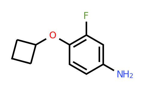 CAS 1247239-61-7 | 4-Cyclobutoxy-3-fluoroaniline