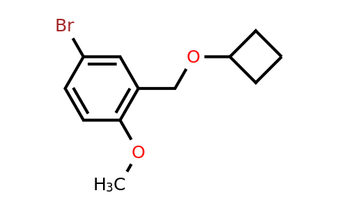 CAS 1247240-37-4 | 4-bromo-2-(cyclobutoxymethyl)-1-methoxybenzene