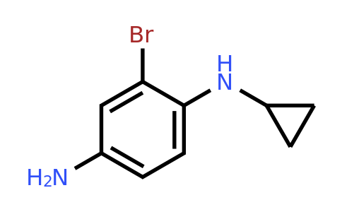 CAS 1247356-88-2 | 2-Bromo-1-N-cyclopropylbenzene-1,4-diamine