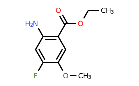 CAS 1247376-44-8 | ethyl 2-amino-4-fluoro-5-methoxybenzoate