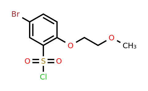 CAS 1247381-44-7 | 5-bromo-2-(2-methoxyethoxy)benzene-1-sulfonyl chloride