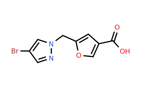 CAS 1247390-92-6 | 5-[(4-bromo-1H-pyrazol-1-yl)methyl]furan-3-carboxylic acid