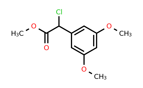 CAS 1247455-96-4 | methyl 2-chloro-2-(3,5-dimethoxyphenyl)acetate