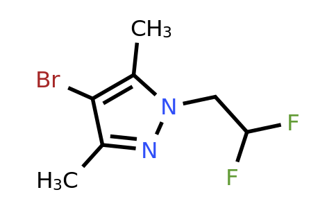 CAS 1247470-10-5 | 4-bromo-1-(2,2-difluoroethyl)-3,5-dimethyl-1H-pyrazole