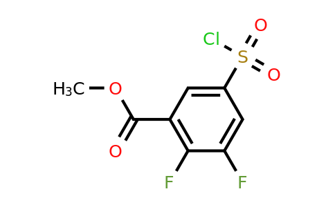 CAS 1247485-41-1 | methyl 5-(chlorosulfonyl)-2,3-difluorobenzoate