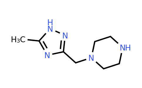 CAS 1247516-32-0 | 1-[(5-methyl-1H-1,2,4-triazol-3-yl)methyl]piperazine