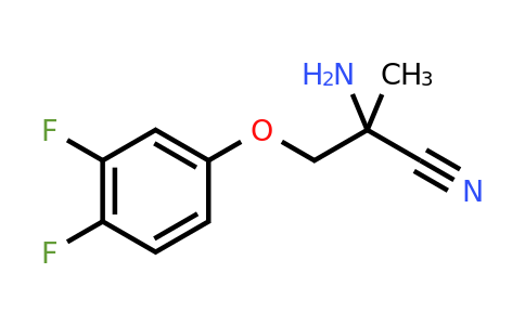 CAS 1247559-93-8 | 2-amino-3-(3,4-difluorophenoxy)-2-methylpropanenitrile