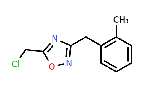CAS 1247572-99-1 | 5-(chloromethyl)-3-[(2-methylphenyl)methyl]-1,2,4-oxadiazole
