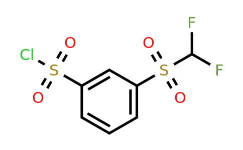 CAS 1247631-11-3 | 3-difluoromethanesulfonylbenzene-1-sulfonyl chloride