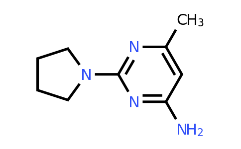 CAS 1247645-16-4 | 6-Methyl-2-pyrrolidin-1-yl-pyrimidin-4-ylamine