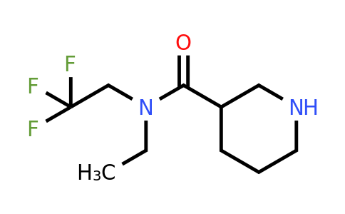CAS 1247724-37-3 | N-ethyl-N-(2,2,2-trifluoroethyl)piperidine-3-carboxamide