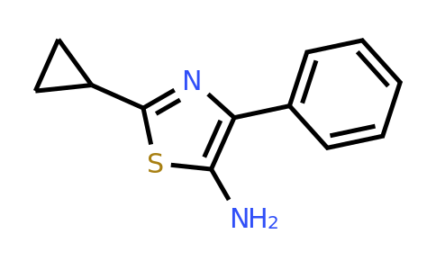 CAS 1247733-88-5 | 2-cyclopropyl-4-phenyl-1,3-thiazol-5-amine