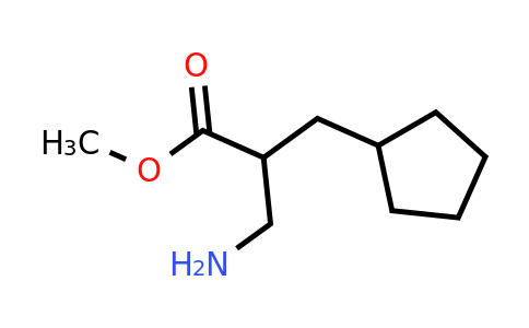 CAS 1247744-05-3 | Methyl 3-amino-2-(cyclopentylmethyl)propanoate