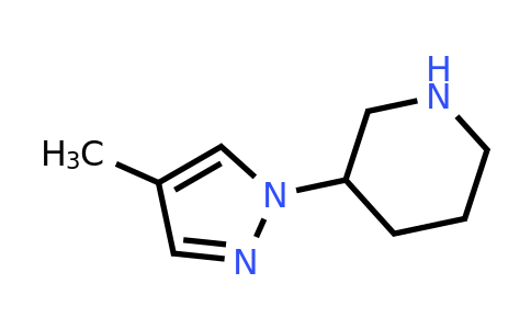 CAS 1247747-56-3 | 3-(4-Methyl-1H-pyrazol-1-yl)piperidine