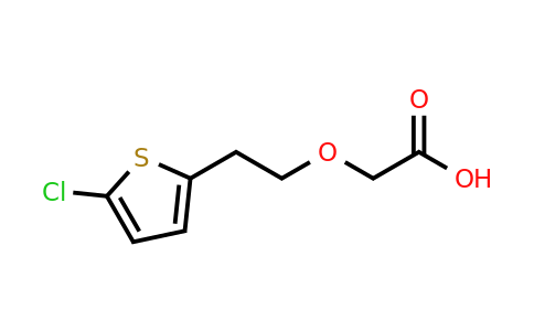CAS 1247788-58-4 | 2-[2-(5-chlorothiophen-2-yl)ethoxy]acetic acid