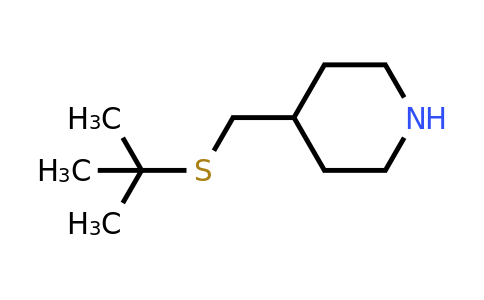 CAS 1247790-74-4 | 4-[(tert-butylsulfanyl)methyl]piperidine
