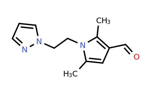 CAS 1247815-45-7 | 1-(2-(1H-Pyrazol-1-yl)ethyl)-2,5-dimethyl-1H-pyrrole-3-carbaldehyde