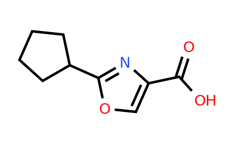 CAS 1247889-30-0 | 2-cyclopentyl-1,3-oxazole-4-carboxylic acid