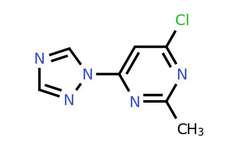 CAS 1247897-60-4 | 4-chloro-2-methyl-6-(1H-1,2,4-triazol-1-yl)pyrimidine