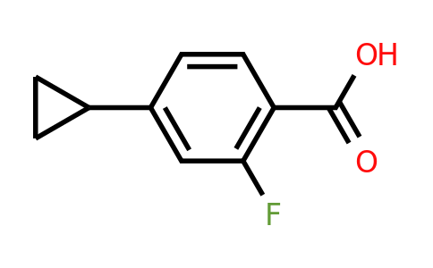 CAS 1247927-81-6 | 4-cyclopropyl-2-fluorobenzoic acid