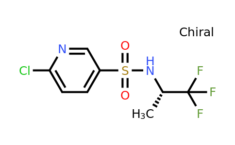 CAS 1247939-81-6 | 6-chloro-N-[(2S)-1,1,1-trifluoropropan-2-yl]pyridine-3-sulfonamide