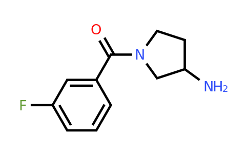 CAS 1247989-35-0 | 1-(3-fluorobenzoyl)pyrrolidin-3-amine