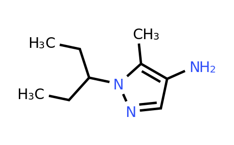 CAS 1248001-30-0 | 5-methyl-1-(pentan-3-yl)-1H-pyrazol-4-amine