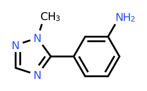 CAS 1248012-91-0 | 3-(1-methyl-1H-1,2,4-triazol-5-yl)aniline