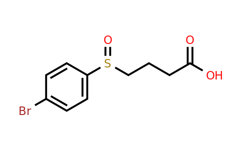 CAS 1248054-79-6 | 4-(4-Bromobenzenesulfinyl)butanoic acid