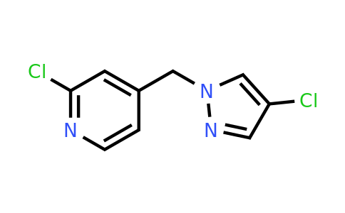 CAS 1248056-07-6 | 2-chloro-4-[(4-chloro-1H-pyrazol-1-yl)methyl]pyridine