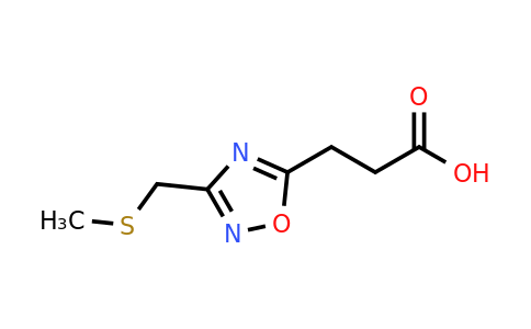 CAS 1248059-06-4 | 3-{3-[(methylsulfanyl)methyl]-1,2,4-oxadiazol-5-yl}propanoic acid