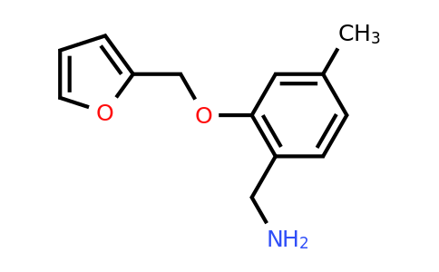 CAS 1248059-64-4 | {2-[(furan-2-yl)methoxy]-4-methylphenyl}methanamine