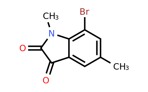 CAS 124807-89-2 | 7-Bromo-1,5-dimethylindoline-2,3-dione