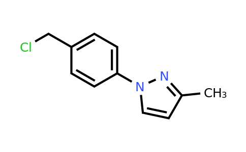 CAS 1248072-48-1 | 1-[4-(Chloromethyl)phenyl]-3-methyl-1H-pyrazole