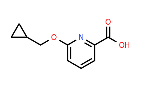 CAS 1248077-05-5 | 6-(Cyclopropylmethoxy)picolinic acid
