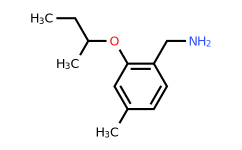 CAS 1248102-90-0 | [2-(butan-2-yloxy)-4-methylphenyl]methanamine