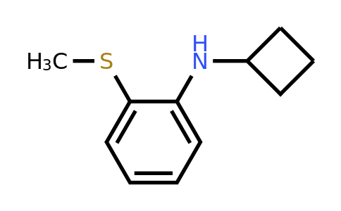 CAS 1248104-08-6 | N-cyclobutyl-2-(methylsulfanyl)aniline