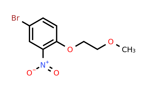 CAS 1248106-15-1 | 4-bromo-1-(2-methoxyethoxy)-2-nitrobenzene