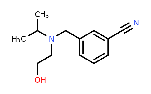 CAS 1248142-98-4 | 3-(((2-Hydroxyethyl)(isopropyl)amino)methyl)benzonitrile